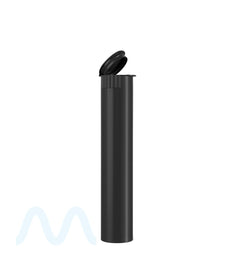 Child Resistant & Sustainable | 100% Biodegradable Pop Top Plastic Pre - Roll Tubes | 95mm - Black - 1000 Count - 1