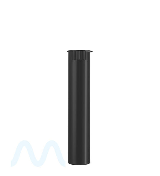 Child Resistant & Sustainable | 100% Biodegradable Pop Top Plastic Pre - Roll Tubes | 95mm - Black - 1000 Count - 2