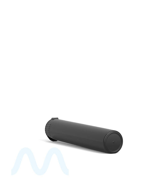 Child Resistant | Pop Top Opaque Plastic PCR Pre - Roll Tubes (Open) | 95mm - Black - 1000 Count - 4