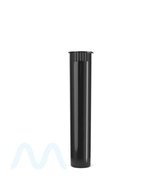 Child Resistant | Pop Top Opaque Plastic Pre - Roll Tubes | 95mm - Black - 1000 Count - 1