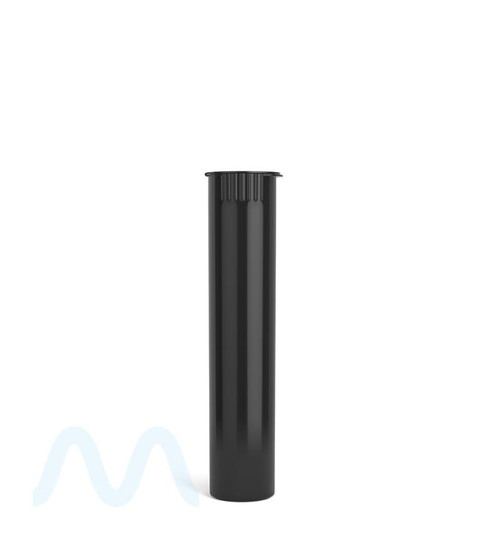 Child Resistant | Pop Top Opaque Plastic Pre - Roll Tubes | 90mm - Black - 1000 Count - 2