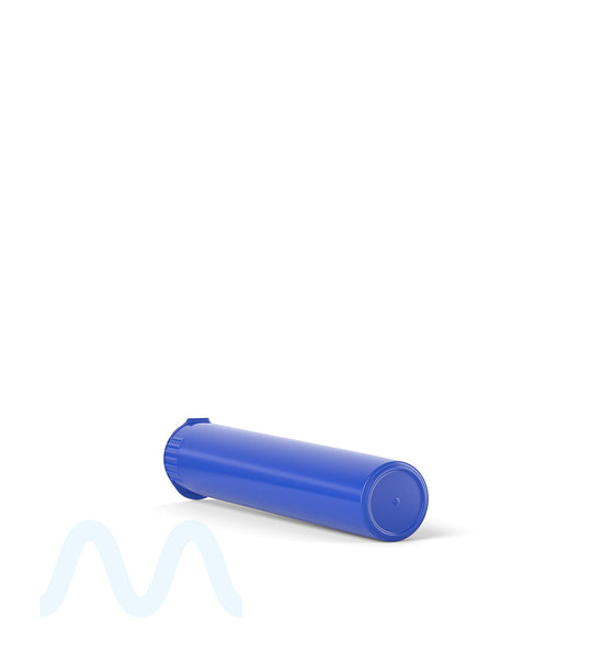 Child Resistant | Pop Top Opaque Plastic Pre-Roll Tubes | 95mm - Blue - 1000 Count