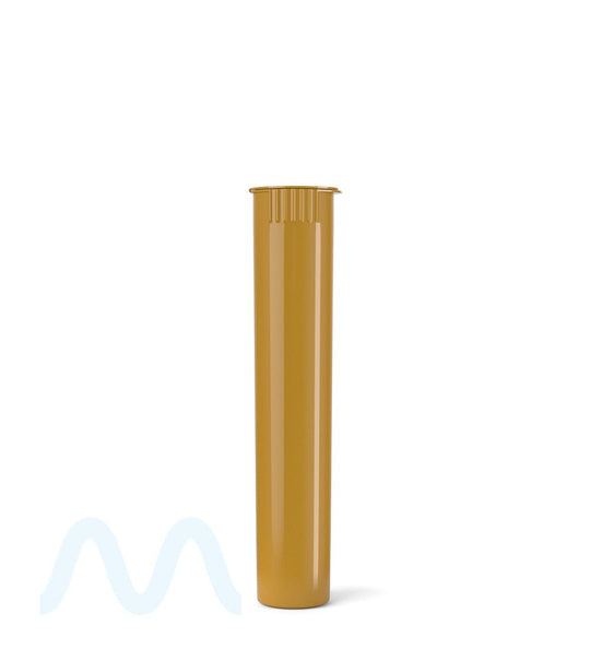 Child Resistant | Pop Top Opaque Plastic Pre - Roll Tubes | 95mm - Gold - 1000 Count - 2