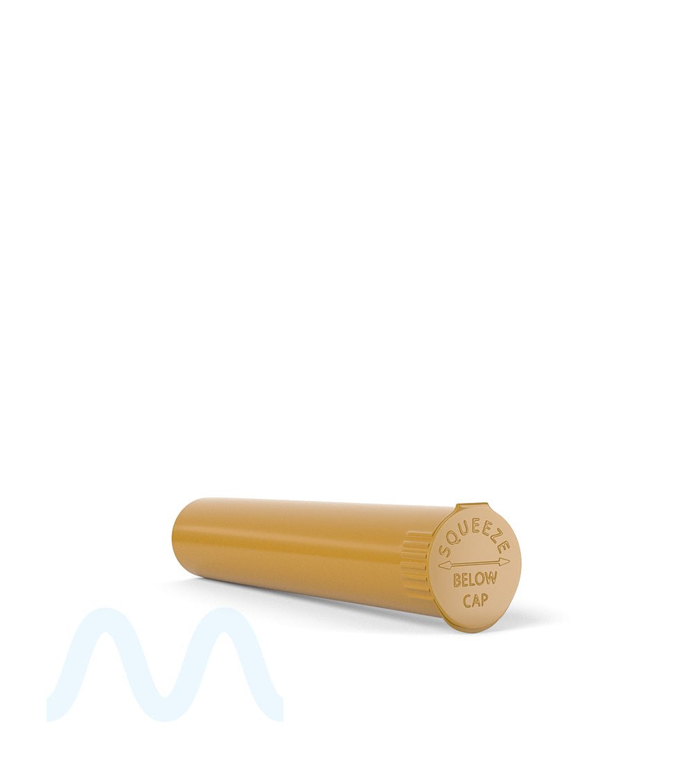 Child Resistant | Pop Top Opaque Plastic Pre - Roll Tubes | 95mm - Gold - 1000 Count - 4