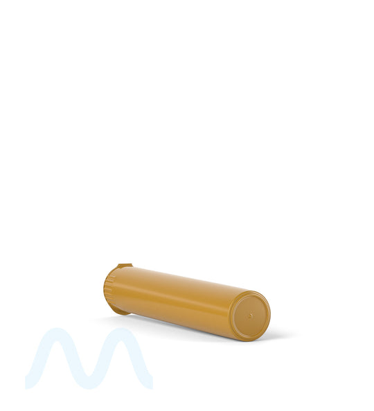 Child Resistant | Pop Top Opaque Plastic Pre-Roll Tubes | 95mm - Gold - 1000 Count