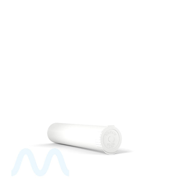 Child Resistant & Sustainable | 100% Biodegradable Pop Top Plastic Pre - Roll Tubes | 95mm - White - 1000 Count - 3