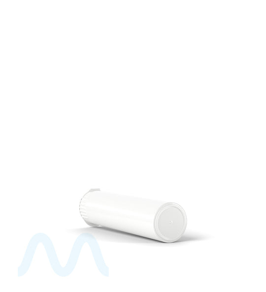 Child Resistant | Pop Top Opaque Plastic Pre-Roll Tubes | 78mm - White - 1200 Count