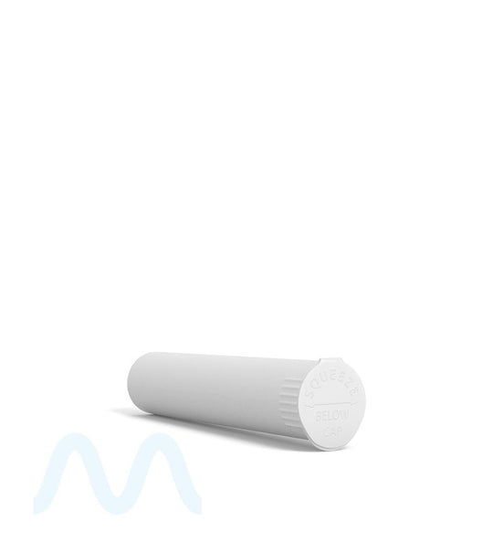 Child Resistant | Pop Top Opaque Plastic Pre - Roll Tubes | 90mm - White - 1000 Count - 3