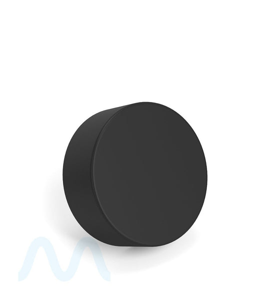 Child Resistant | Smooth Push Down & Turn Plastic Caps w/ Foil & Heat Liner | 38mm - Matte Black - 320 Count - 3