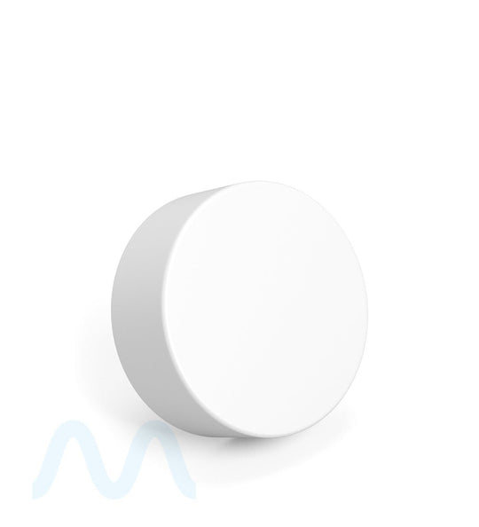 Child Resistant | Smooth Push Down & Turn Plastic Caps w/ Foil & Heat Liner | 38mm - Matte White - 320 Count - 3