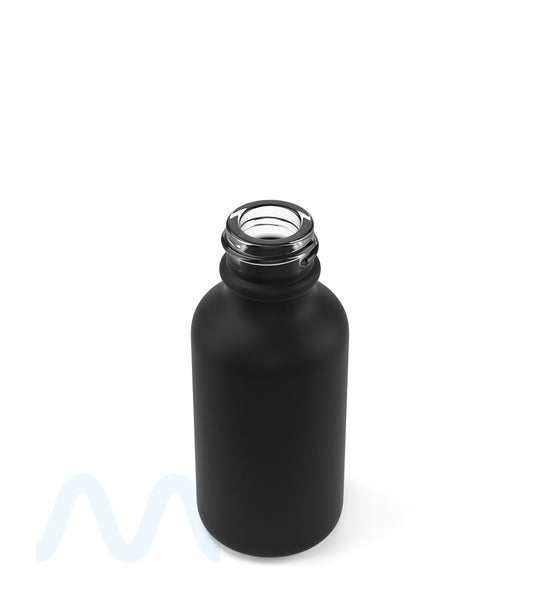 Glass Tincture Bottles | 1oz - Matte Black - 324 Count