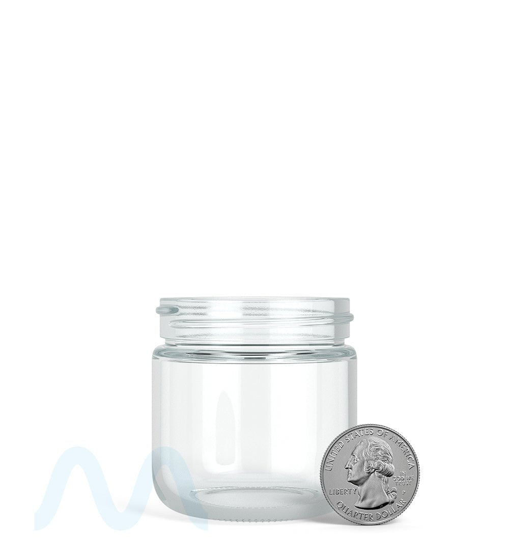 Rounded Base Clear Glass Jars | 53mm - 2oz - 32 Count - 5