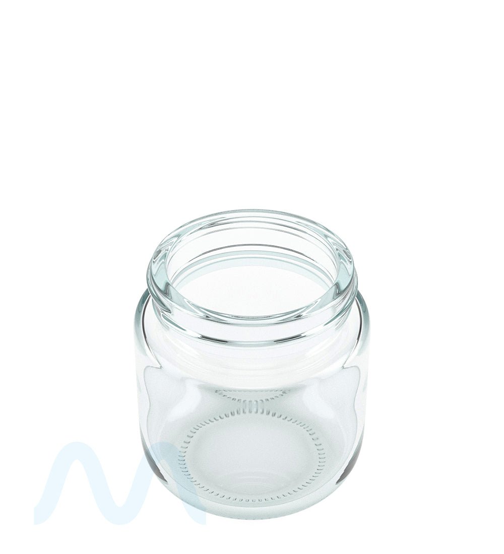 Rounded Base Clear Glass Jars | 53mm - 3oz - 32 Count - 1