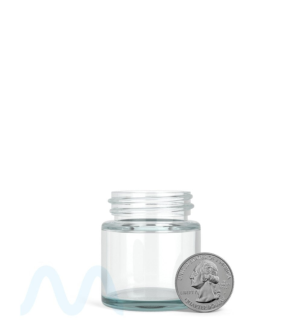 Straight Sided Clear Glass Jars | 38mm - 1oz - 256 Count - 5