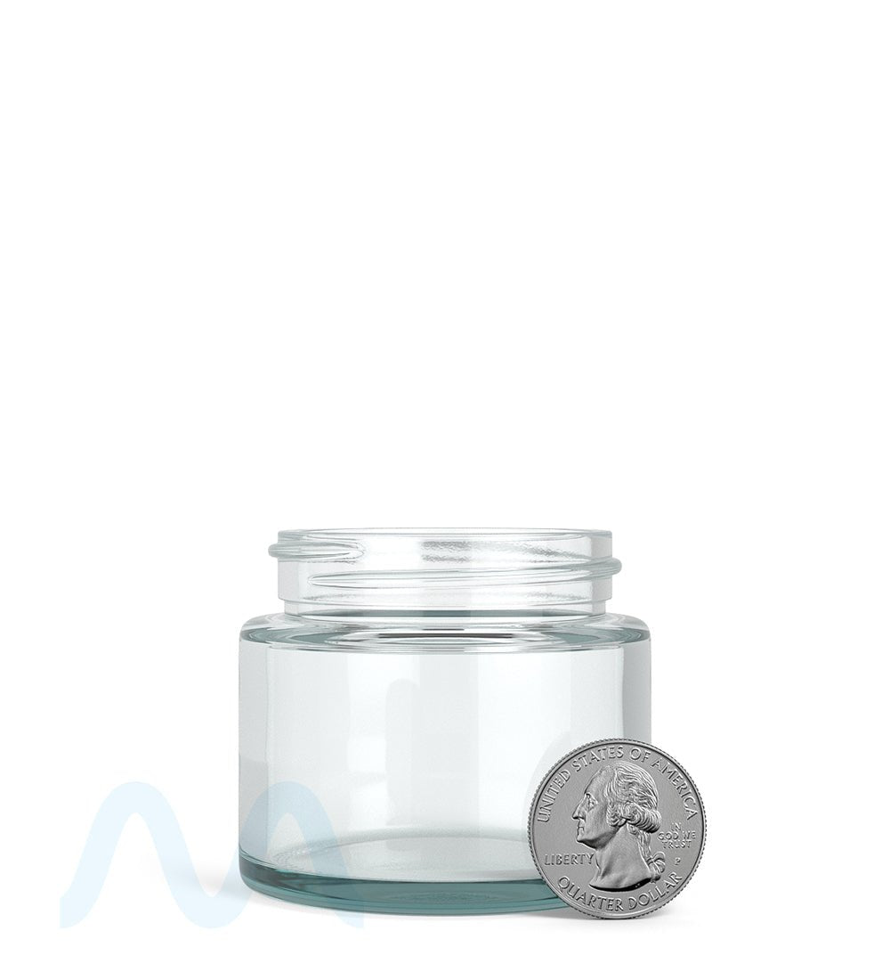 Straight Sided Clear Glass Jars | 53mm - 2.5oz - 32 Count - 5