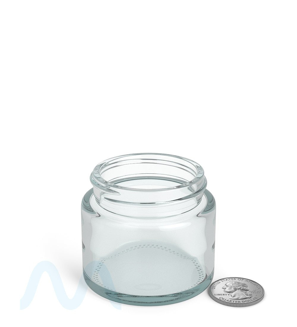 Straight Sided Clear Glass Jars | 53mm - 2.5oz - 32 Count - 6