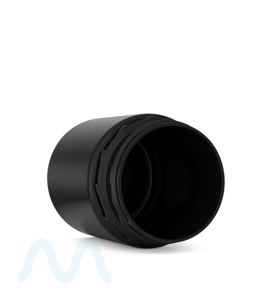 Tamper Evident | Straight Sided Black Plastic Jars | 53mm - 5oz - 600 Count