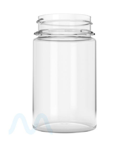 Tamper Evident | Straight Sided Clear Plastic Jars | 53mm - 7.5oz - 300 Count