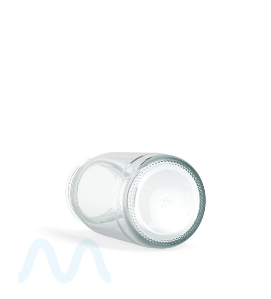 Wide Mouth Straight Sided Clear Glass Jars for Pre-Rolls | 38mm - 2oz - 160 Count