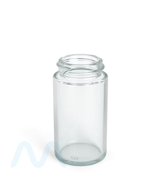 Wide Mouth Straight Sided Clear Glass Jars for Pre - Rolls | 38mm - 2oz - 180 Count - 1