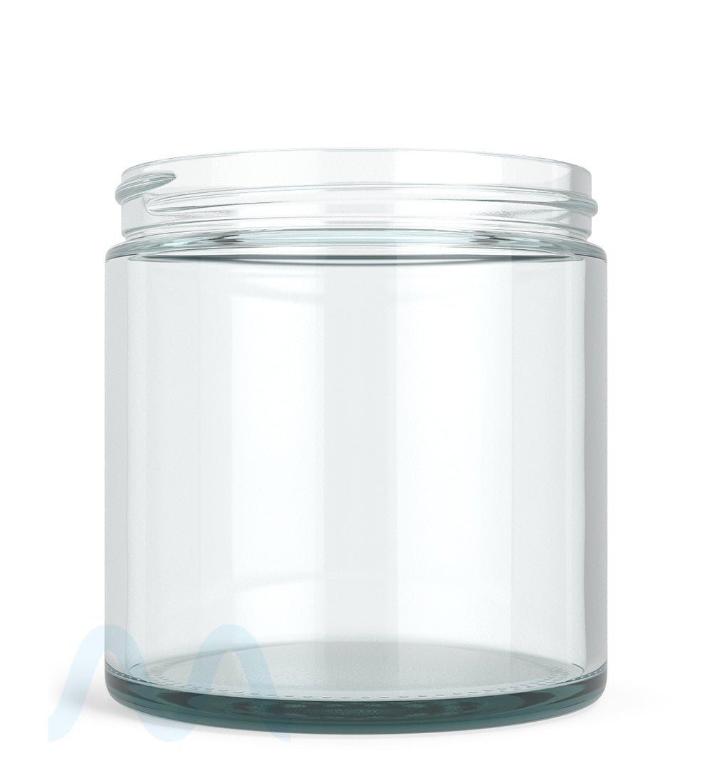 Straight Sided Clear Glass Jars | 89mm - 16oz - 12 Count - 2