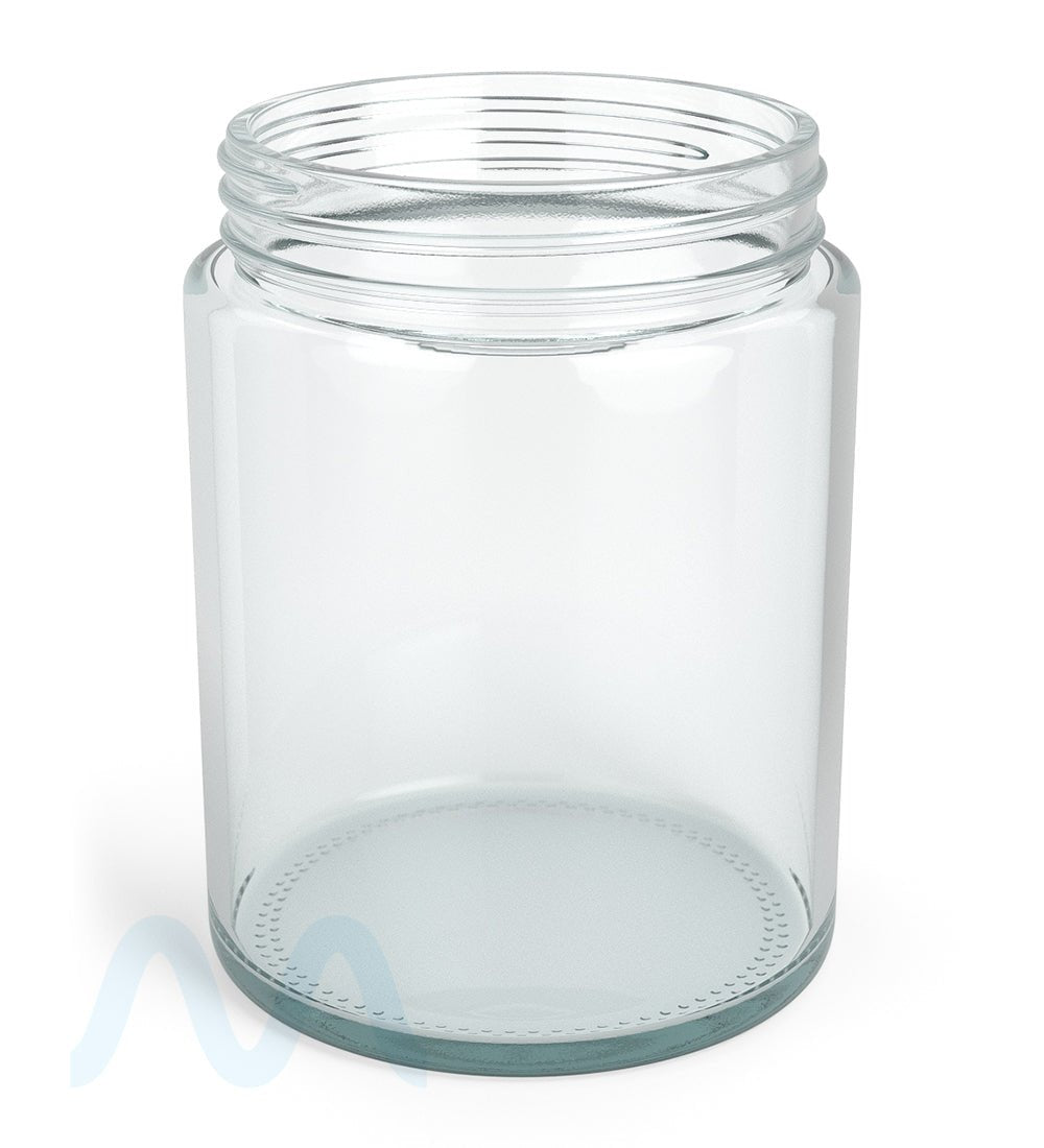 Straight Sided Clear Glass Jars | 78mm - 18oz - 48 Count - 1