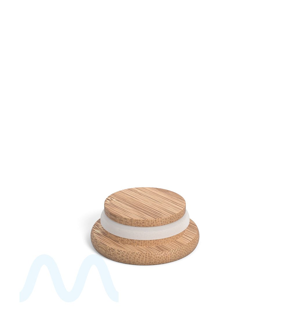 Glass Jar with Wooden Lid | 2oz - 16 Dram - 200 Count - 10