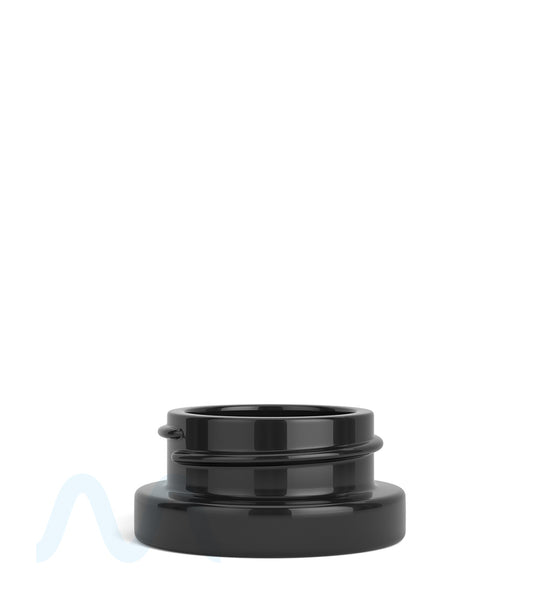 Glossy Black Glass Concentrate Containers | 38mm - 9mL - 320 Count