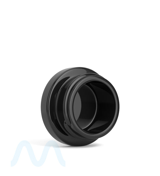 Glossy Black Glass Concentrate Containers | 38mm - 9mL - 320 Count