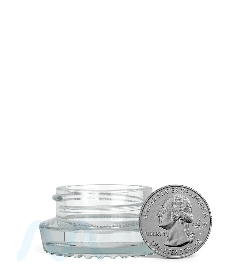 Clear Glass Concentrate Containers | 38mm - 7mL - 240 Count - 5