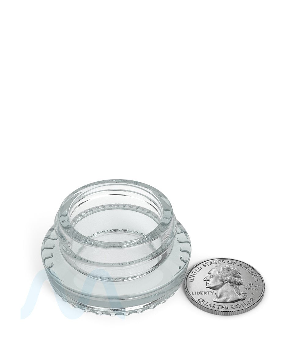 Clear Glass Concentrate Containers | 38mm - 7mL - 240 Count - 6