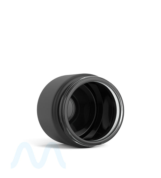 Straight Sided Matte Black Glass Jars | 50mm - 2oz - 200 Count - 3