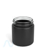 Straight Sided Matte Black Glass Jars | 50mm - 3oz - 100 Count