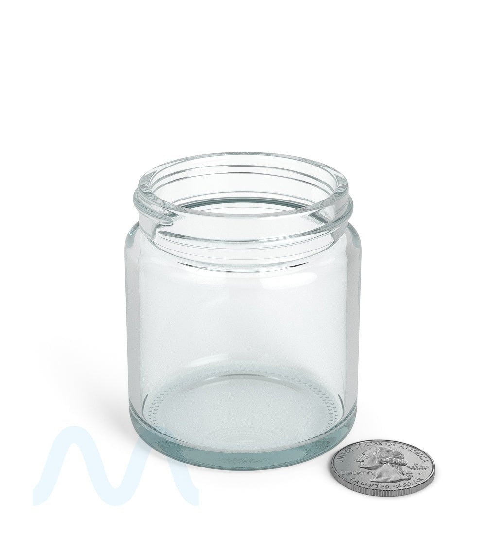 Straight Sided Clear Glass Jars | 50mm - 3oz - 150 Count - 5