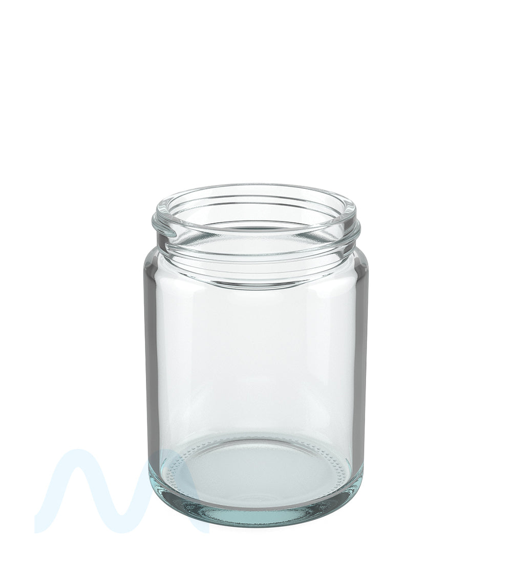 Straight Sided Clear Glass Jars | 50mm - 4oz - 100 Count