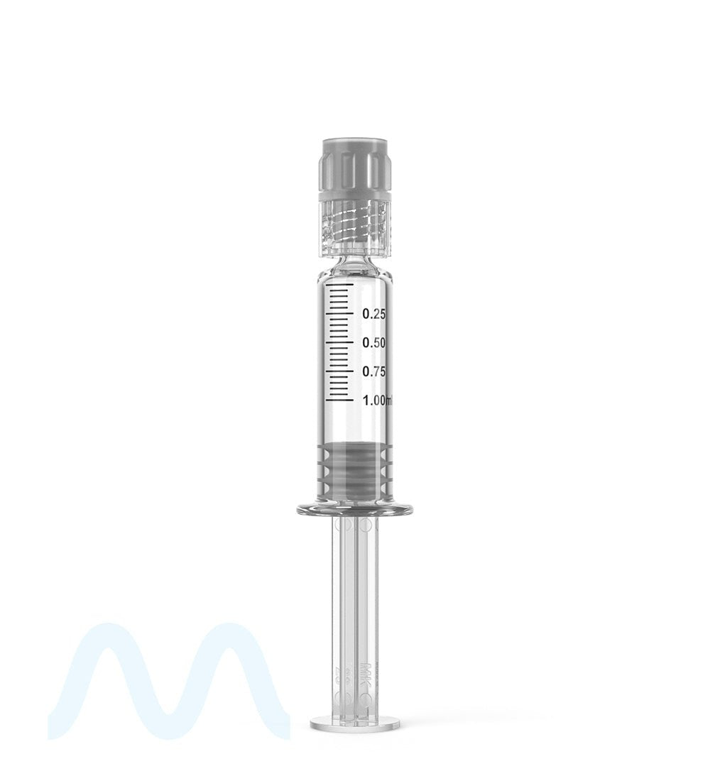 Luer Lock | Glass Dab Applicator Syringes | 1mL - 0.25mL Increments - 100 Count - 2