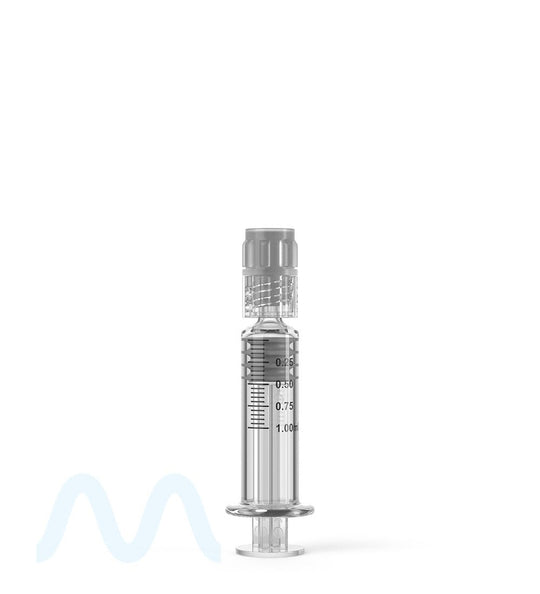 Luer Lock | Glass Dab Applicator Syringes | 1mL - 0.25mL Increments - 100 Count - 3