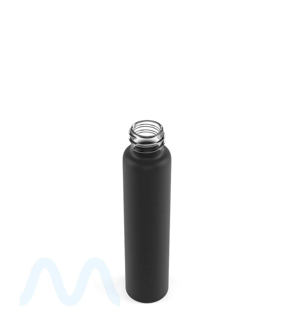 Matte Black Glass Pre-Roll Tubes | 18mm - 97mm - 400 Count