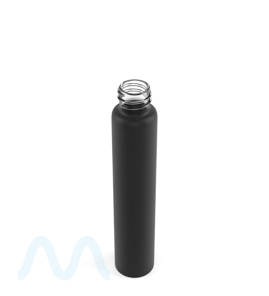 Matte Black Glass Pre-Roll Tubes | 18mm - 115mm - 400 Count