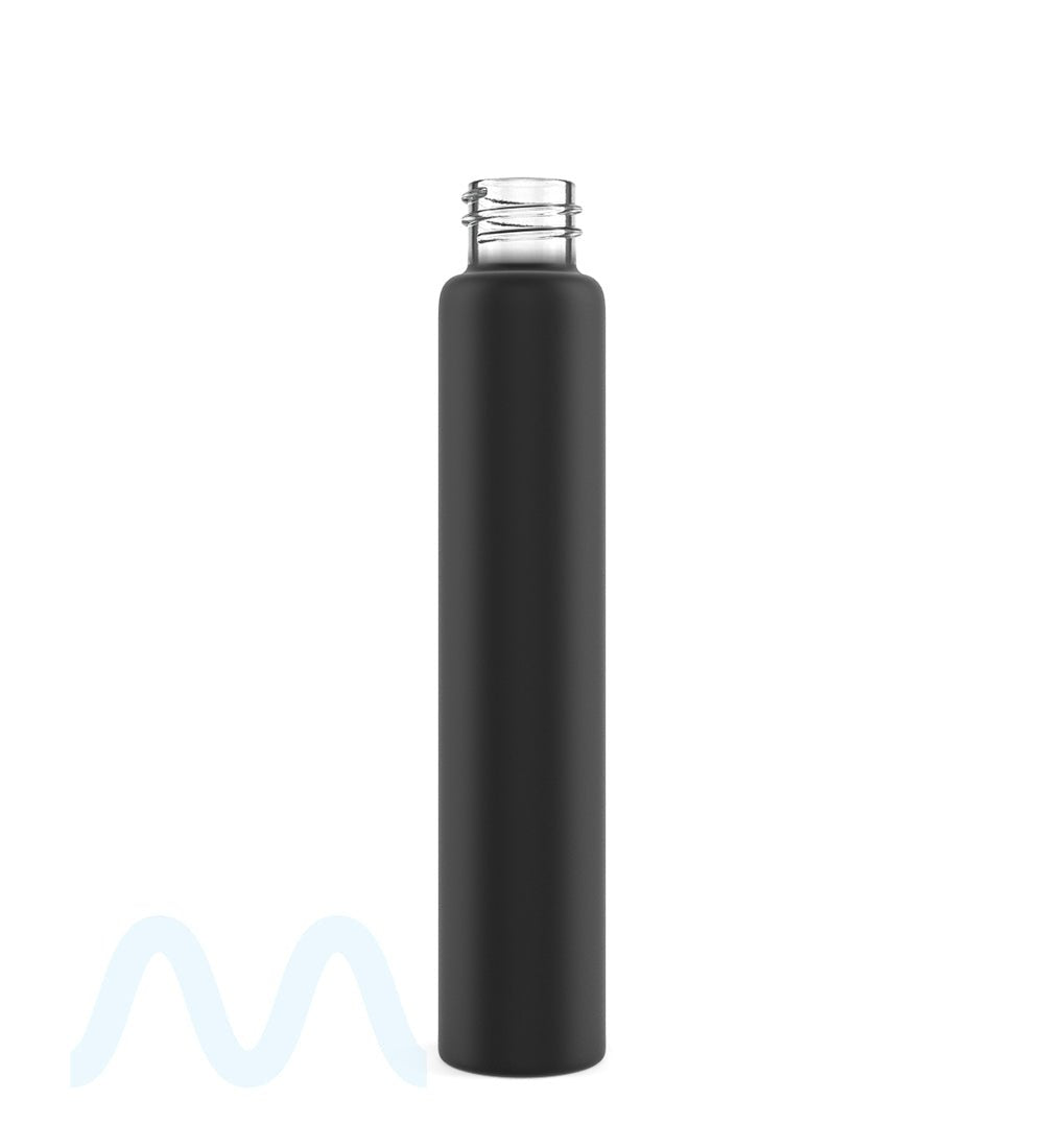 Matte Black Glass Pre - Roll Tubes | 18mm - 115mm - 400 Count - 2