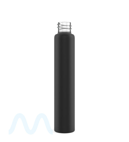 Matte Black Glass Pre-Roll Tubes | 18mm - 115mm - 400 Count