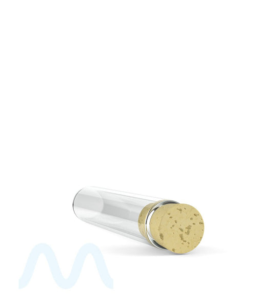 Pre - Roll Tubes & Cork Tops | 115mm - Clear Glass - 500 Count - 3