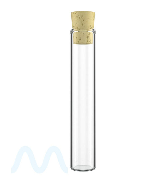 Pre - Roll Tubes & Cork Tops | 115mm - Clear Glass - 500 Count - 5