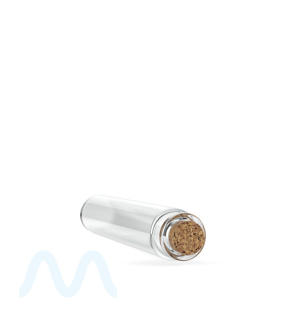 Glass Pre - Roll Tube with Cork Top | 120mm - Clear Glass - 500 Count - 3