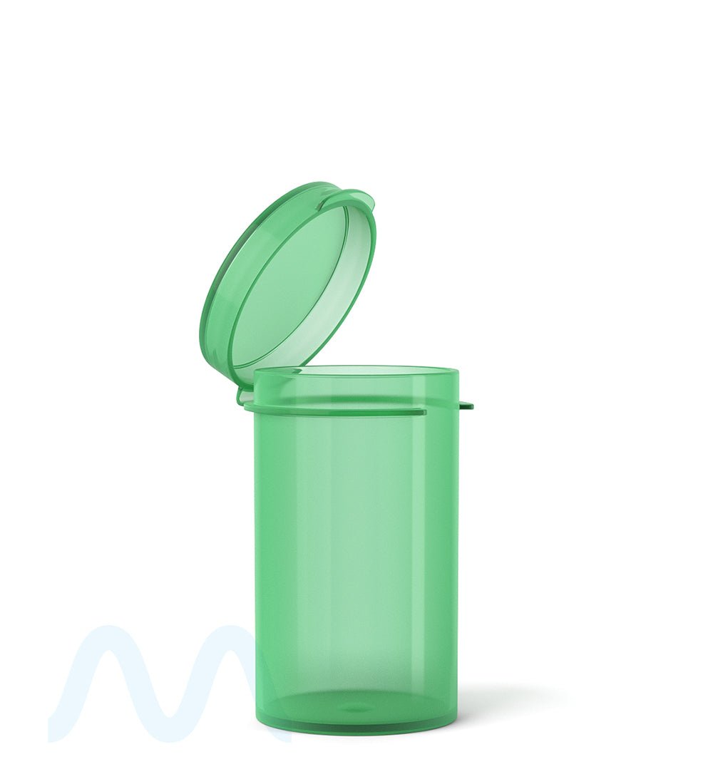 Green Hinged Lid Vials | 6dr - 1g - 600 Count - 1