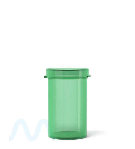 Green Hinged Lid Vials | 6dr - 1g - 600 Count - 2