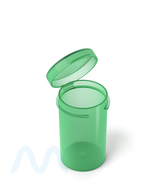 Green Hinged Lid Vials | 6dr - 1g - 600 Count - 5