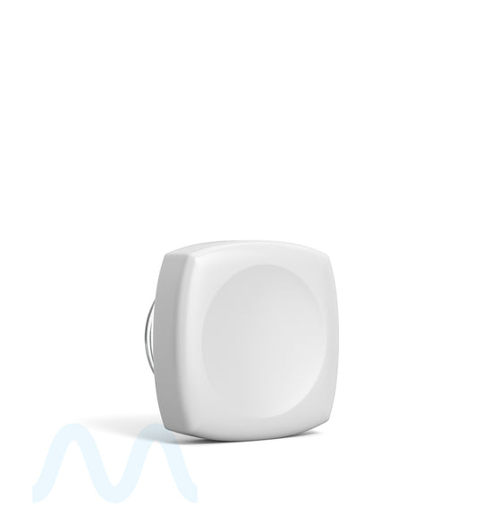 Matte White Glass Pillow Concentrate Jar w/ White Interior | 32mm - 5mL - 250 Count