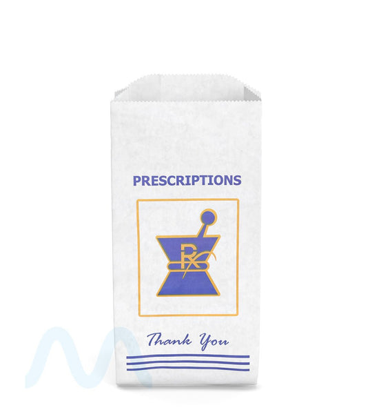 Pharmacy Prescription Bags | Medium - Kraft - 1000 Count - 1