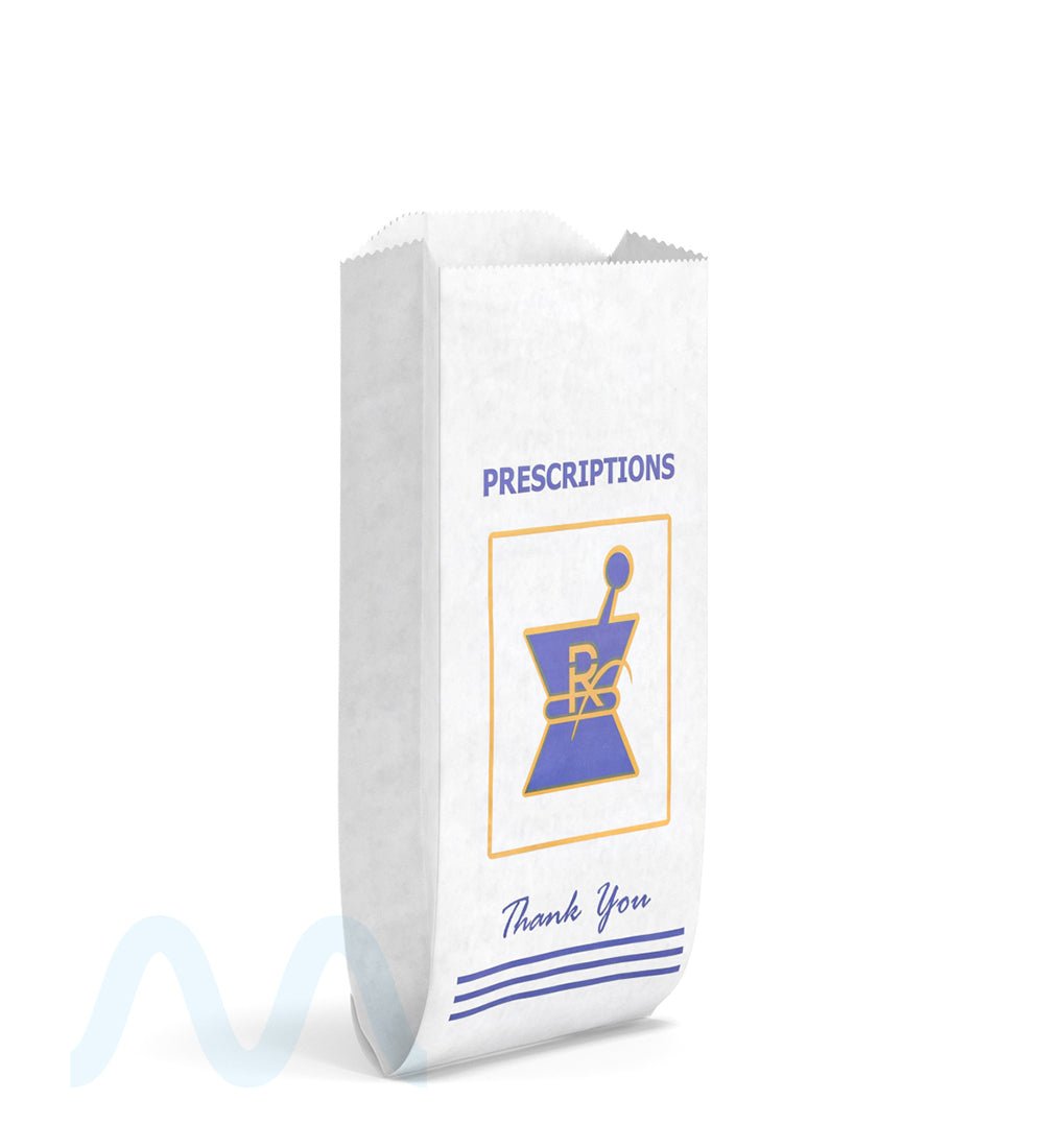 Pharmacy Prescription Bags | Medium - Kraft - 1000 Count - 3